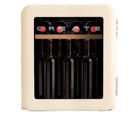 Retro borhűtő, 12 Palackok, CREATE, Krém
