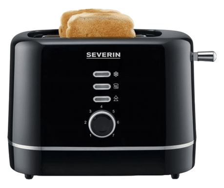 Тостер, Severin, S4321, 2 филийки, 850 W, черен