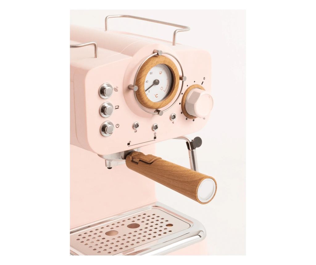 Espressor Retro manual, CREATE, Thera Retro, roz pastel - 5