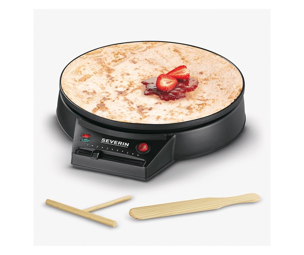 Aparat de clatite/pancakes, Severin, S2198, negru - 2