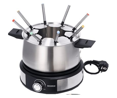 2in1 fondue és palacsintagép, Severin, S2471, rozsdamentes acél