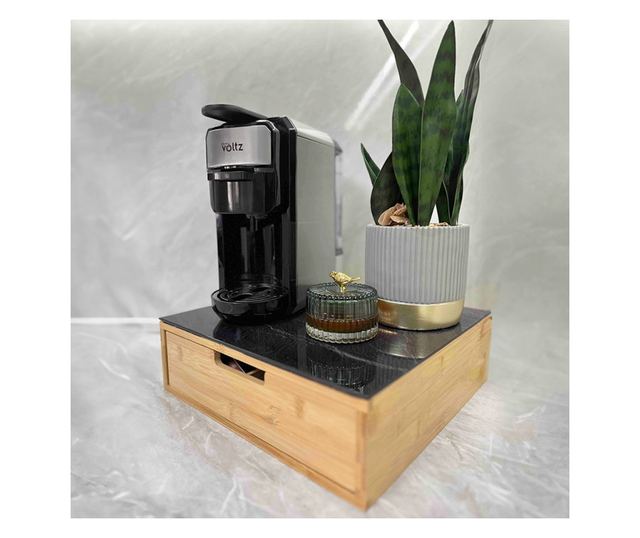 Espressor cafea macinata si capsule 8 in 1 Oliver Voltz OV51171E5, 1450W, 19 bar, Inox