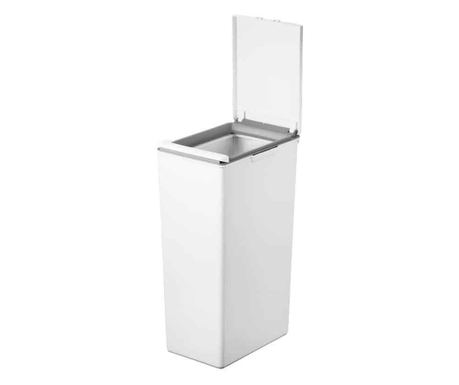 Moduláris szemeteskosár, EKO, Morandi Touch, 40 l, 1 rekesz, fehér