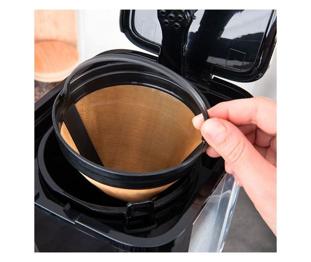 Programozható Kávéfőző, Gastroback, Essential, 12 csésze, Fekete