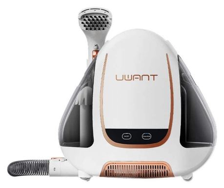 Мултифункционална прахосмукачка Uwant B100-S-WH, 12 000 Pa, 220 V, 65 dB, Засмукваща и измиваща, Самопочистваща се, Премахва ака