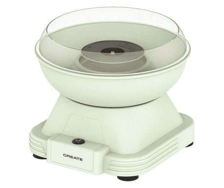 Aparat pentru vata de zahar Retro, CREATE, verde pastel