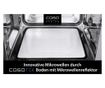 CASO MG25 Ceramic Menu Mikrohullámú sütő, 900 W, 25 l, 10 teljesítményfokozat, Grill funkció, Fekete/Ezüst