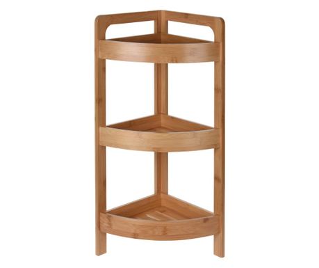 Koupelnová polička Bathroom Solutions, bambus, 23x23x61 cm, hnědá