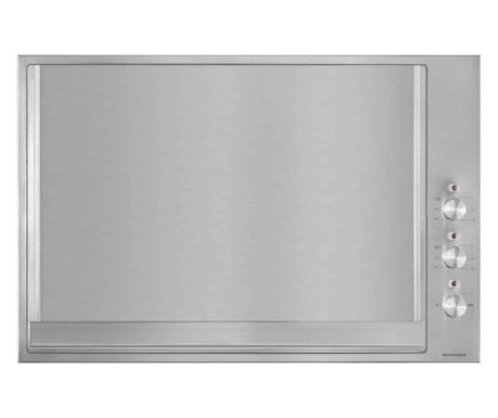 Plita electrica incorporabila Teppanyaki, Barazza, 80 cm, 2 zone, inox