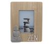 Κορνίζα φωτογραφίας Buddha ξύλινη 10x15cm