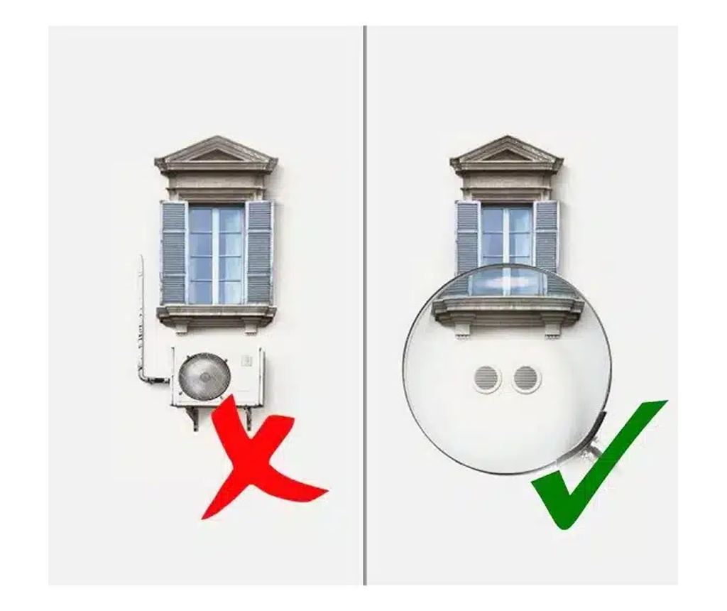 Jednostavni uređaj za klimatizaciju Unico Easy S1 HP, funkcija grijanja i hlađenja, 8000 BTU, bijela - 3