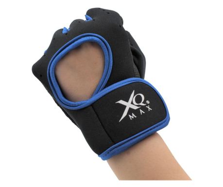 XQ Max kerékpáros kesztyű, ujjatlan, kék színű, tépőzáras, L/XL méret