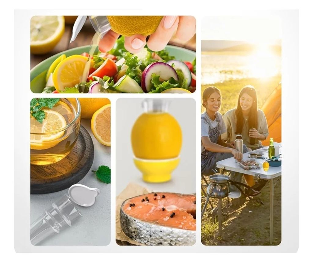 Storcator manual portabil fructe, reutilizabil din plastic, cu capac, ideal pentru casa si calatorii, Gonga® Transparent - 3