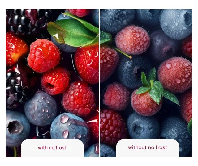 Хладилник Side by side, Bomann, French Door, 400 литра, антрацит