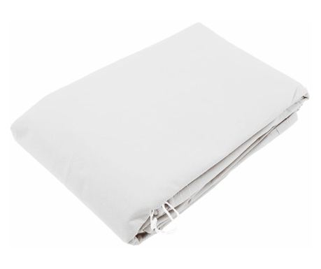 Navlaka protiv smrzavanja od flisa s patentnim zatvaračem bijela 2,5x2,5x3 m, 70 g/m²