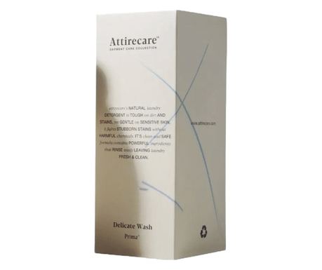 Univerzális természetes mosószer, Attirecare, Delicate Wash Prima, 20 mosás, 500 ml