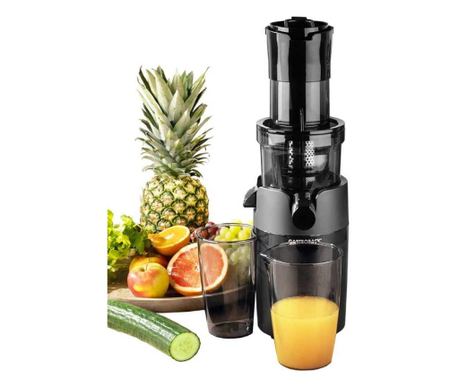 Lassú gyümölcs- és zöldségsajtó, Gastroback, Slow Juicer Vita Fresh, fekete