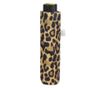 Mini umbrelă manuală, Perletti, model leopard, culoarea bej nisipiu thumbnail 2