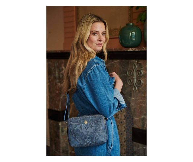 Pochette Téléphone Pip Studio – Modèle Kyoto Festival En Jean Bleu – Neuf Avec étiquettes