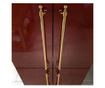 Frigider side by side, ILVE, Nostalgie, 539 litri, burgundy/gold