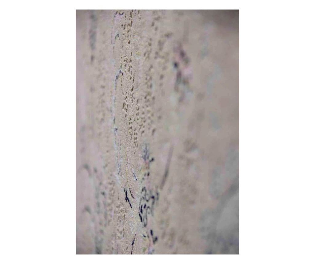 Béžový koberec s klasickým designem 100x200 cm hedvábí a bavlna - 5