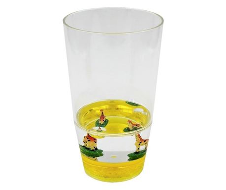Plutajuća figurica čaša, Žuta, Model žirafa, 250ml