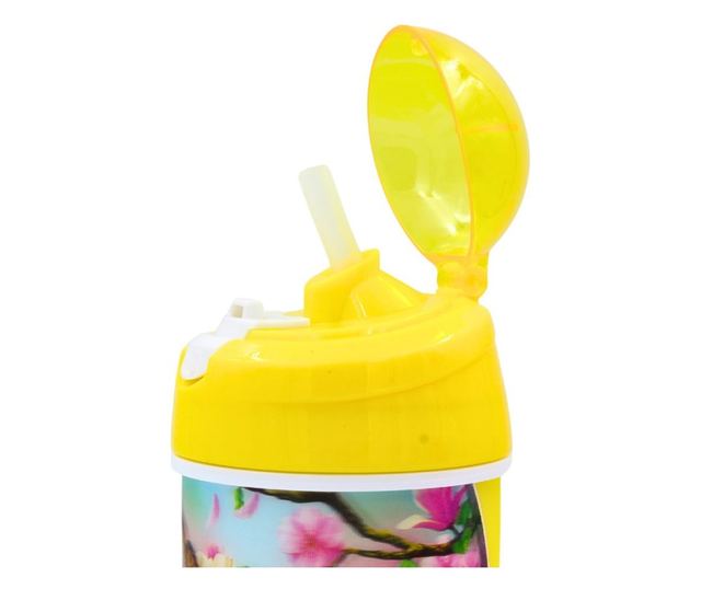 Dječja boca za vodu s motivom mačke - 500 ml