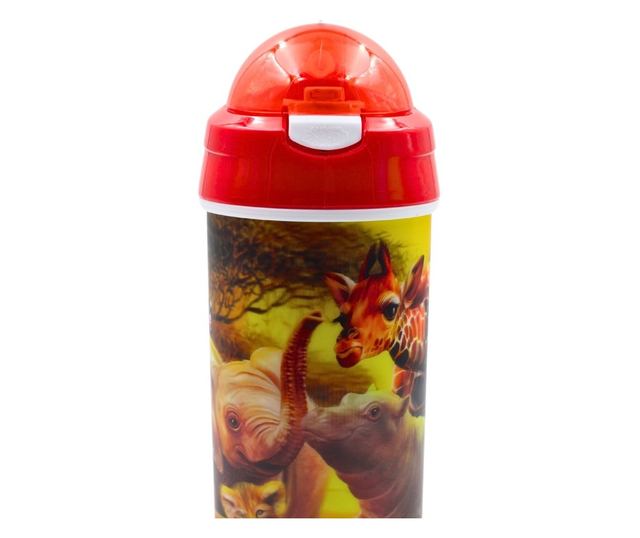 Dječja boca za vodu s motivom žirafe 500 ml