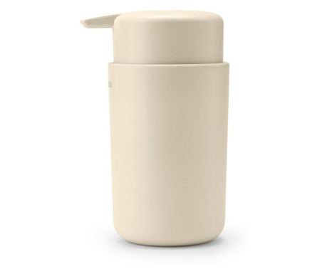 Дозатор за течен сапун Brabantia ReNew 1006264, 250 мл, Нехлъзаща основа, Без прокапване, Бежов