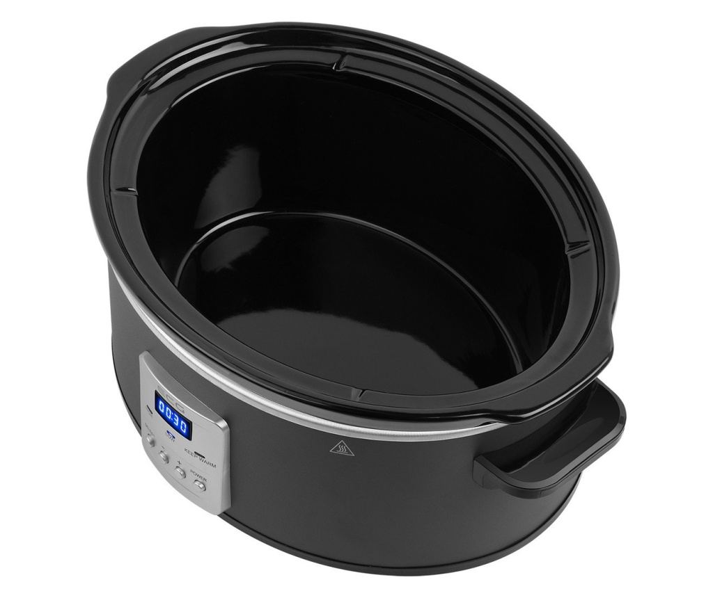Oala electrica Slow cooker ECG PH 6530 Master, 6.5 litri, 270 W, vas ceramic, afisaj LED - 5