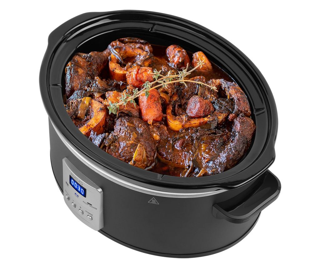 Oala electrica Slow cooker ECG PH 6530 Master, 6.5 litri, 270 W, vas ceramic, afisaj LED - 14