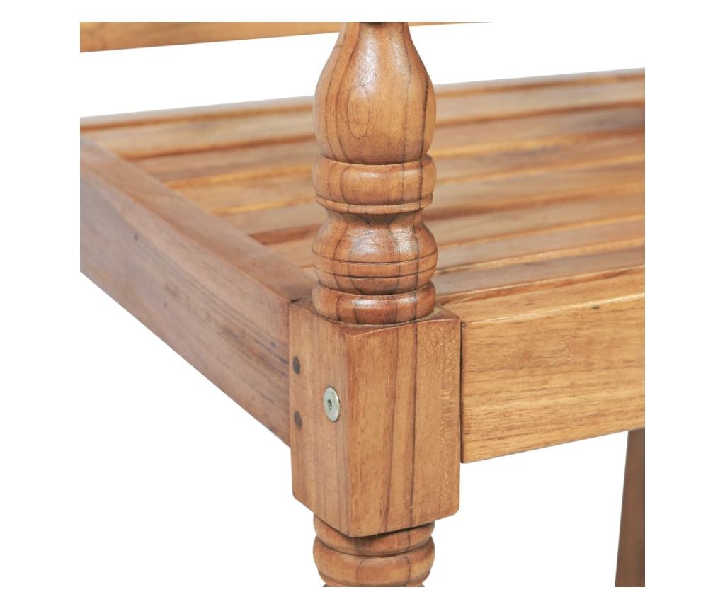 Klupe Batavia s jastucima, 150 cm, tikovina - 4