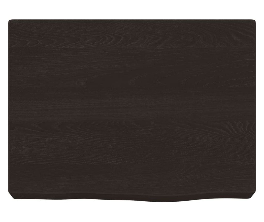 Stt szrke 40x30x4 cm-es tmr tlgyfbl kszlt fali polc - 3