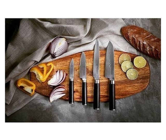 Nóż szefa kuchni stal damasceńska HRC 60 Konstanz, Carl Schmidt Sohn 20 cm, czarna rękojeść 071196