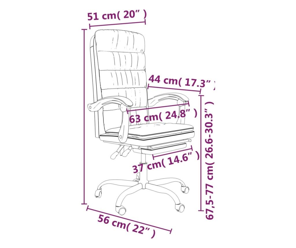 Obrotowe krzesło biurowe, czarne, aksamitne - 11