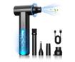 Suflanta Aer, Baterie 2000mAh *4, 6 Accesorii, Portabil, Negru - Experienta Definitiva in Curatenie cu Tehnologie Avansata thumbnail 1