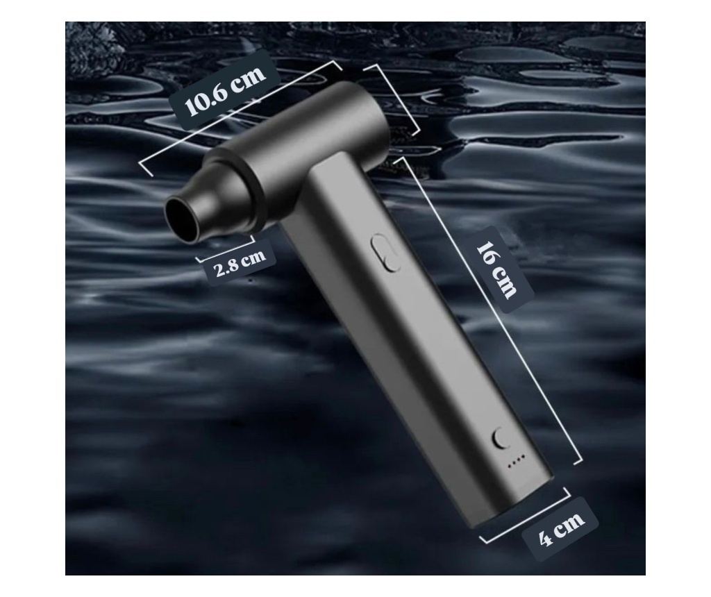 Suflanta Aer, Baterie 2000mAh *4, 6 Accesorii, Portabil, Negru - Experienta Definitiva in Curatenie cu Tehnologie Avansata - 9