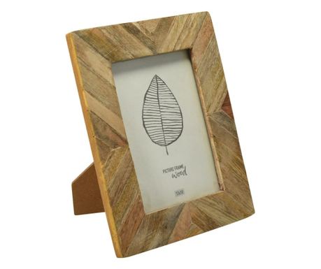 Képkeret, mangófa, 13x18 cm – rusztikus modell természetes textúrával