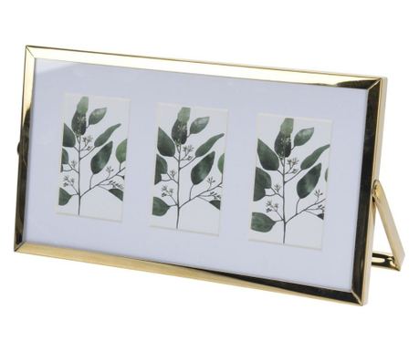 Elegantna kovinska srajčka za fotografije, 22x12 cm, zlata barva