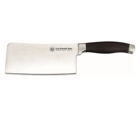 Sjekač za meso Shikoku, Carl Schmidt Sohn 039240, 16 cm, crna drška, poklon kutija