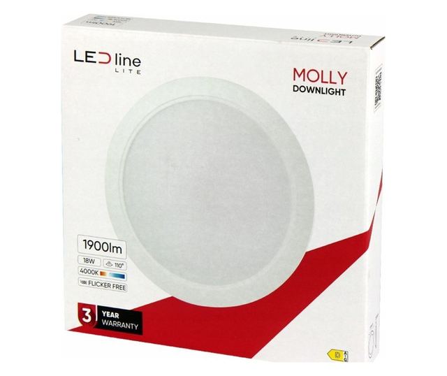 Ledline RECESSED LED LIGHT MOLLY WITH SENSOR 18W - Vivre