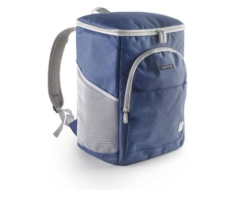 Rucsac termoizolant Ibili, poliester, 28x20x38 cm, 21 l, albastru