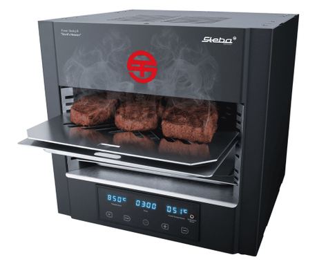 Grătar electric cu temperatura înaltă Devil`s Heaven XL, Steba Germany - PSE2600, negru