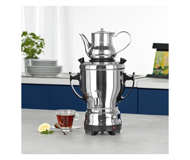 BEEM Tea Classic Електрически самовар, 3 литра, 2200 W, неръждаема ...
