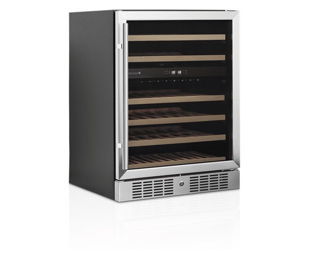 Racitor de vinuri incorporabil, Dual Zone, 46 sticle, TEFCOLD, TFW200-2S, inox - 3