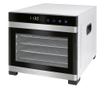 ProfiCook PC-DR 1218 Élelmiszer szárító, 6 rozsdamentes tálca, hőmérséklet 35-75 C, LED kijelző, termosztát, rozsdamentes/fekete
