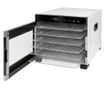 ProfiCook PC-DR 1218 Élelmiszer szárító, 6 rozsdamentes tálca, hőmérséklet 35-75 C, LED kijelző, termosztát, rozsdamentes/fekete