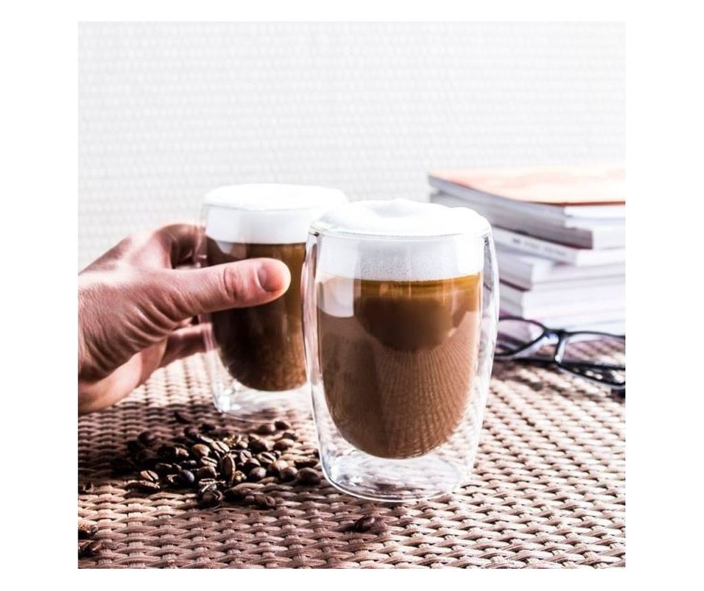 Cappuccino Vivo pohrkszlet, 2 db, veg, dupla fal, 300 ml - 3