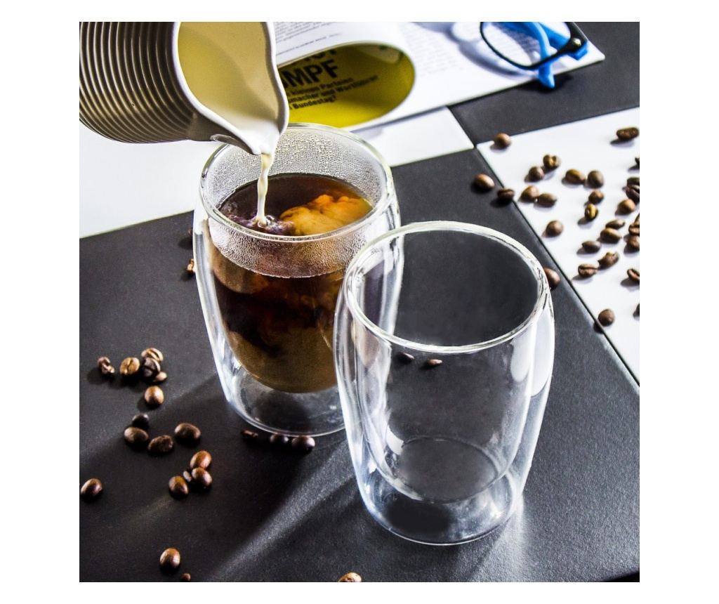 Cappuccino Vivo pohrkszlet, 2 db, veg, dupla fal, 300 ml - 4