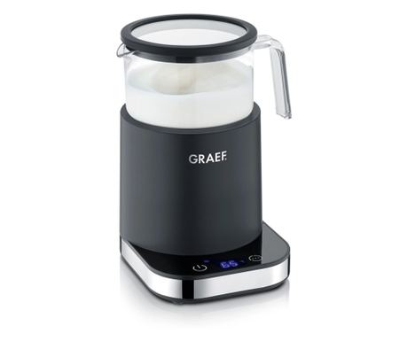 Aparat de spumare lapte, Graef, MS902, 400 ml, negru